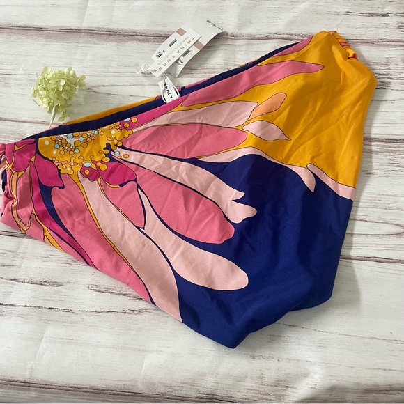 NWT TRINA TURK Floral Tab Side Hipster Bikini Bottom - Picture 5 of 9